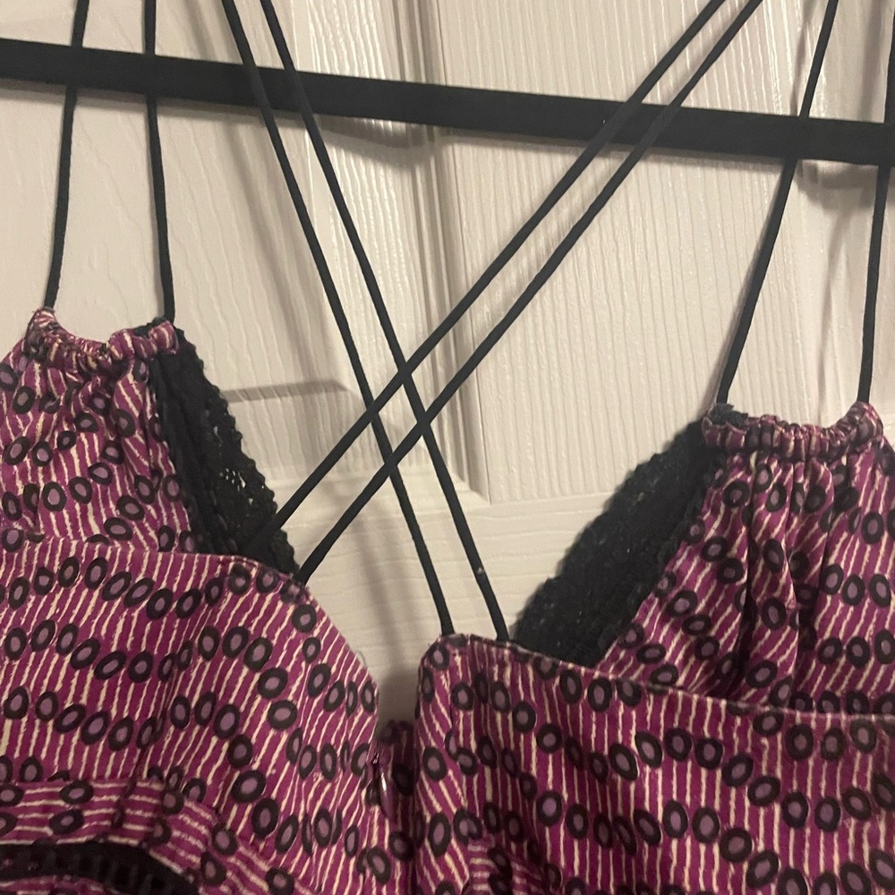 Plenty by Tracy Reese- Anthropologie Purple Dot Dress- Size 10 - Picture 5 of 8